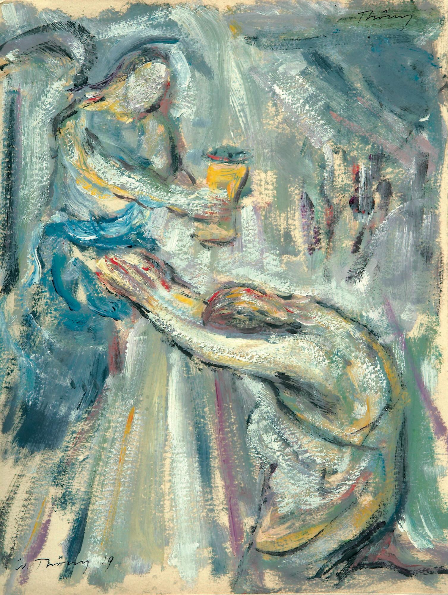 Wilhelm Thöny - Taufe Christi.