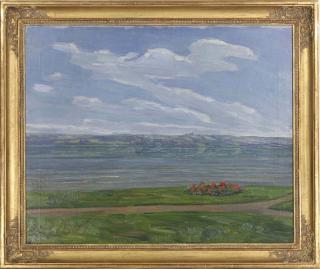 Wilhelm Trübner - Aussichtsplatz am Starnberger See