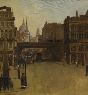 Wilhelm Trübner - German ludgate Hill, London