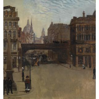 Wilhelm Trübner - German ludgate Hill, London