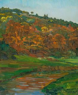 Wilhelm Trübner - Marbachtal im Odenwald