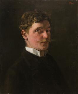 Wilhelm Trübner - Selbstbildnis.