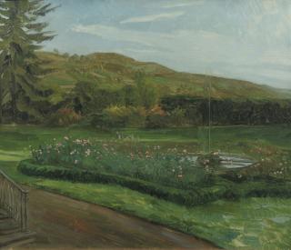 Wilhelm Trübner - The rose garden