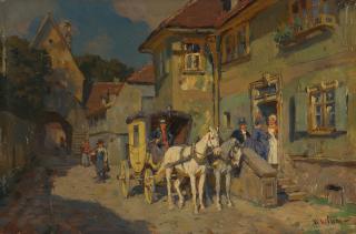 Wilhelm Velten - Die Kutschfahrt.