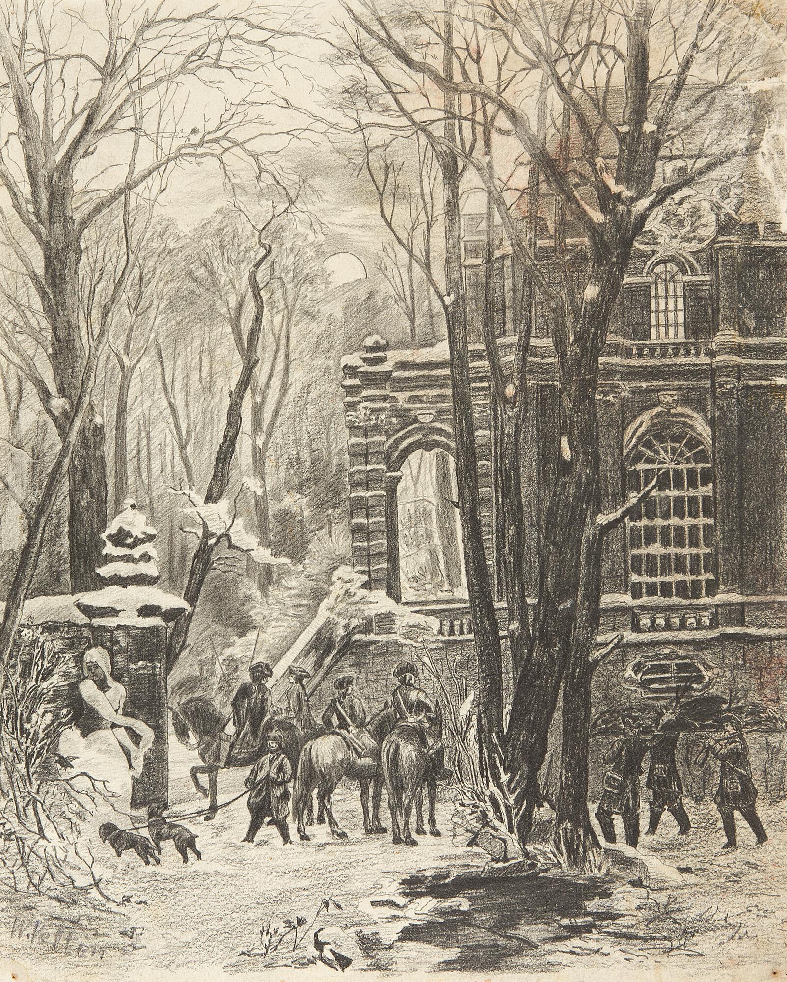 Wilhelm Velten - Nach der Jagd.