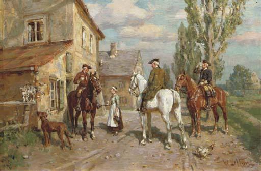 Wilhelm Velten - On the outskirts of a town