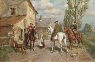 Wilhelm Velten - On the outskirts of a town