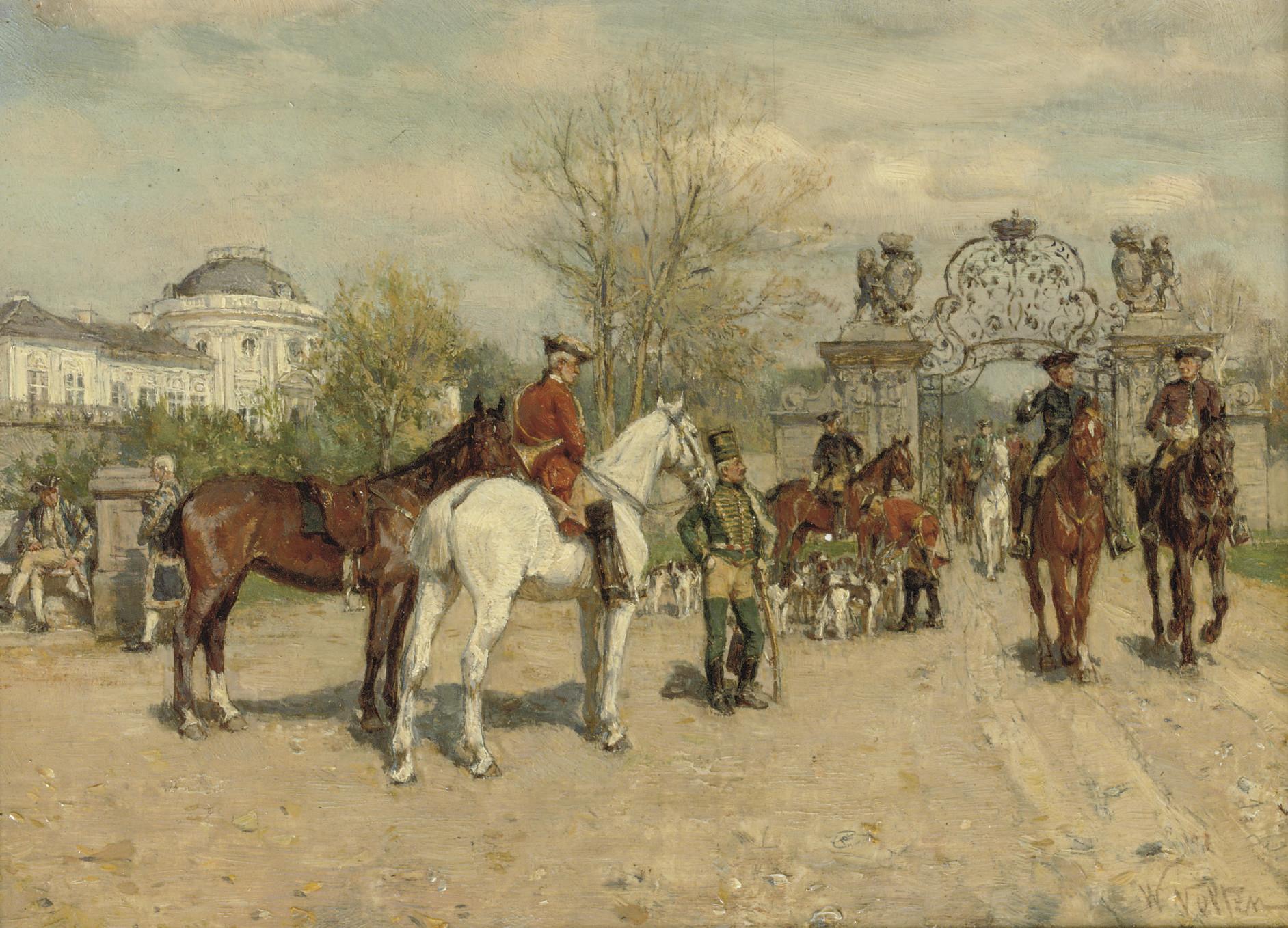 Wilhelm Velten - Preparing for the hunt