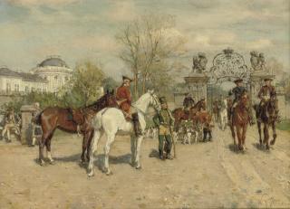 Wilhelm Velten - Preparing for the hunt