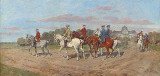 Wilhelm Velten - Riding out