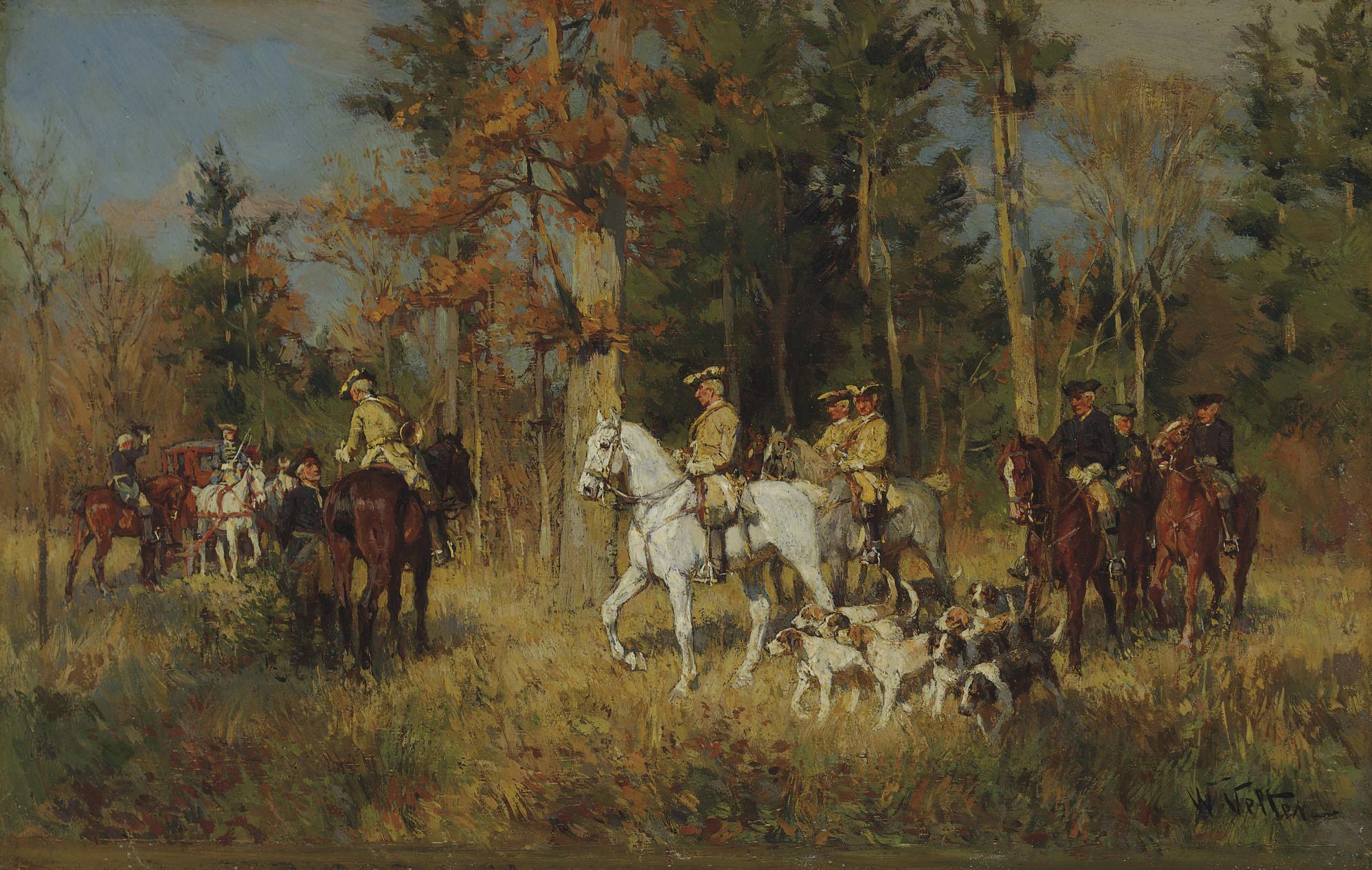Wilhelm Velten - The Hunting Party