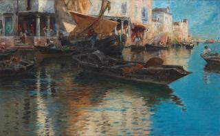 Wilhelm von Gegerfelt - Quayside, Venice