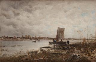 Wilhelm von Gegerfelt - River landscape