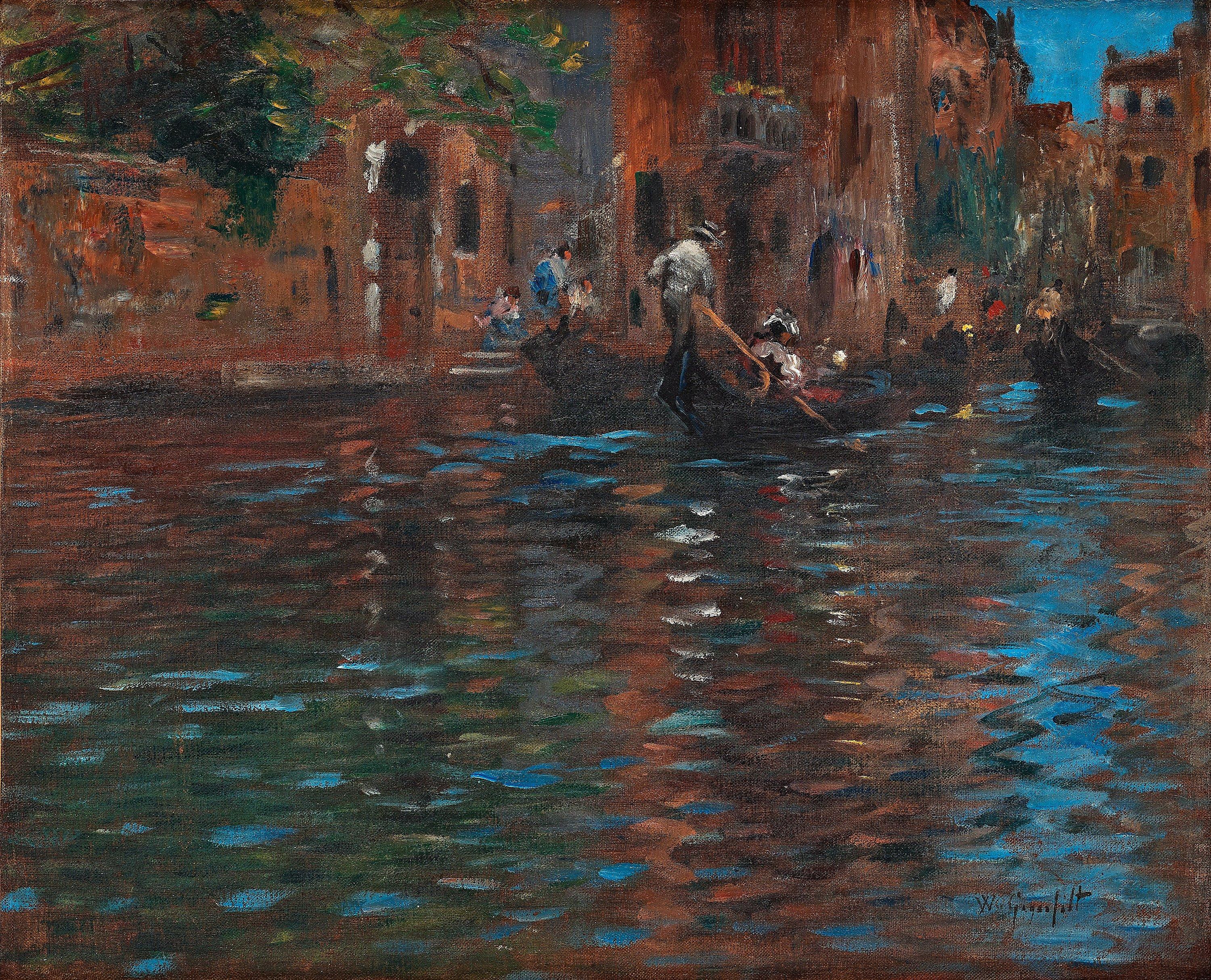 Wilhelm von Gegerfelt - Scene from Venice