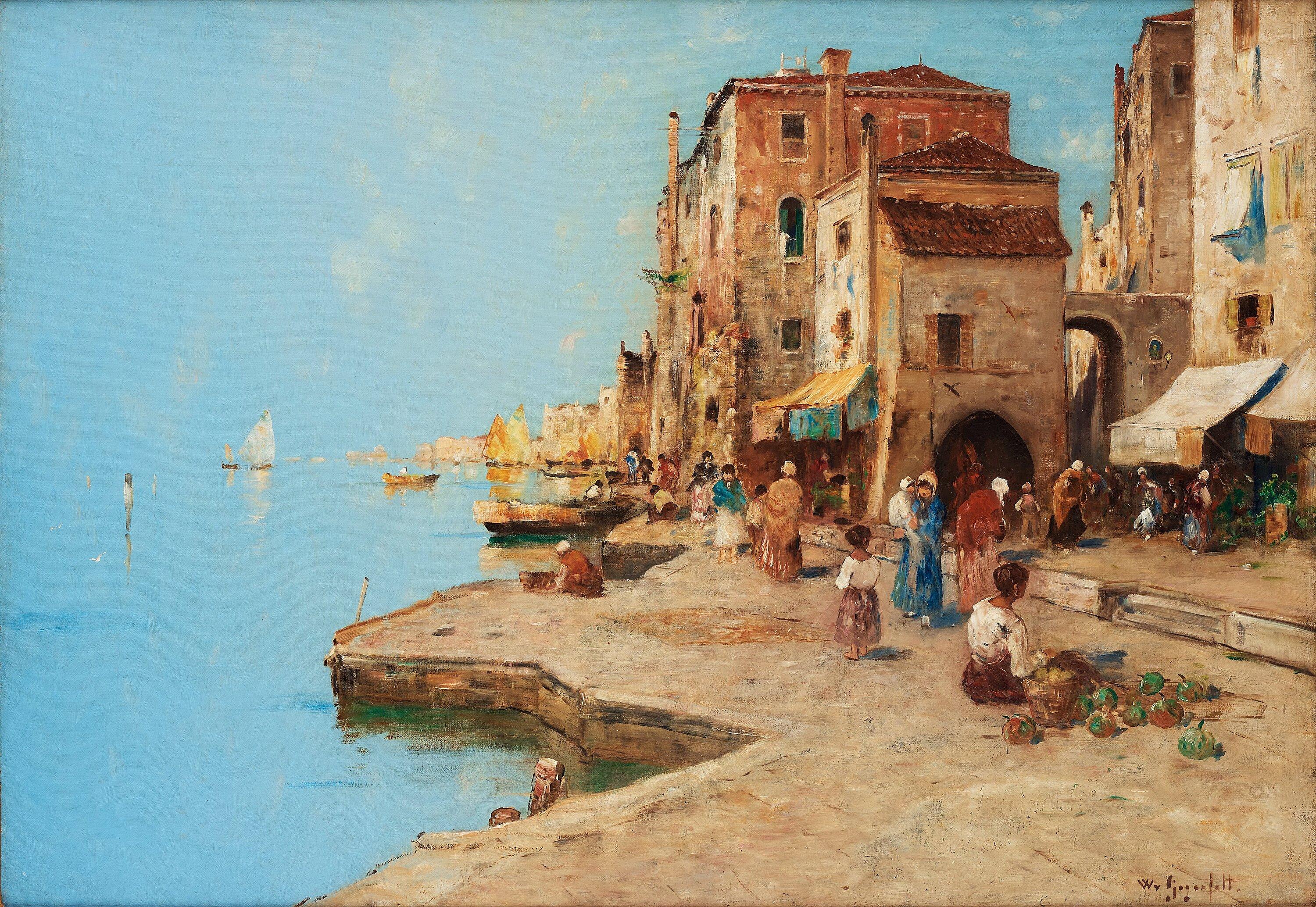 Wilhelm von Gegerfelt - Scene from Venice