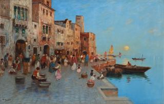 Wilhelm von Gegerfelt - Venetian scene