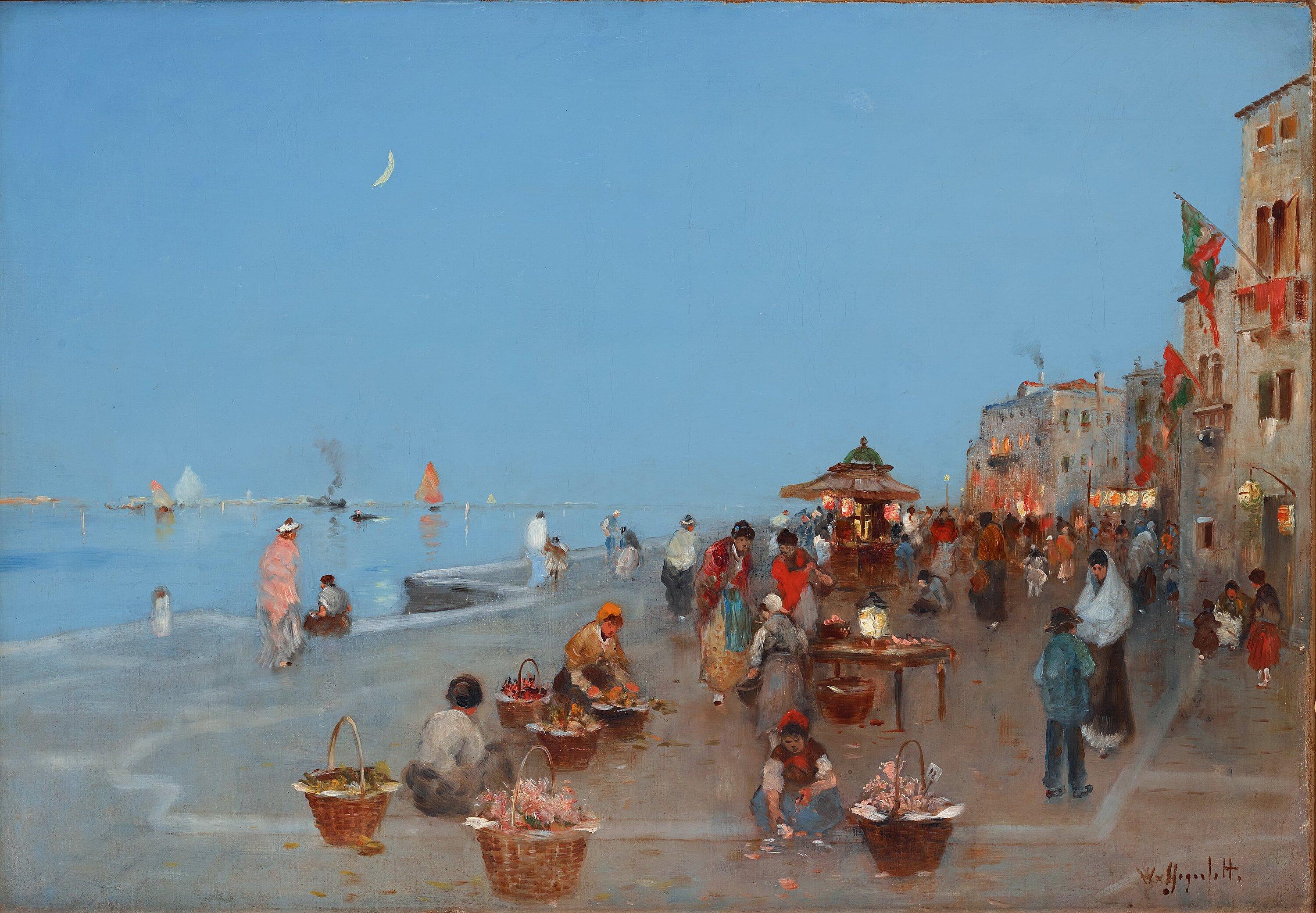 Wilhelm von Gegerfelt - Venetian scene