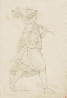 Wilhelm von Kaulbach - Hermes, der Götterbote.