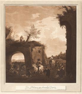 Wilhelm von Kobell - 2 Bll.: Radierungen nach Wouwerman.