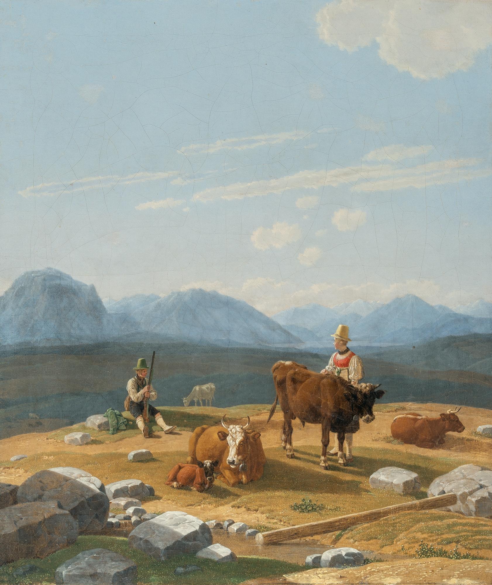 Wilhelm von Kobell - Auf der Alm