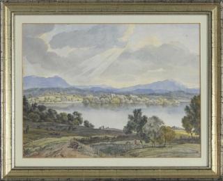 Wilhelm von Kobell - Blick über den Staffelsee