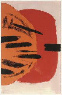 Wilhelmina Barns-Graham - Orange, Red and Pink