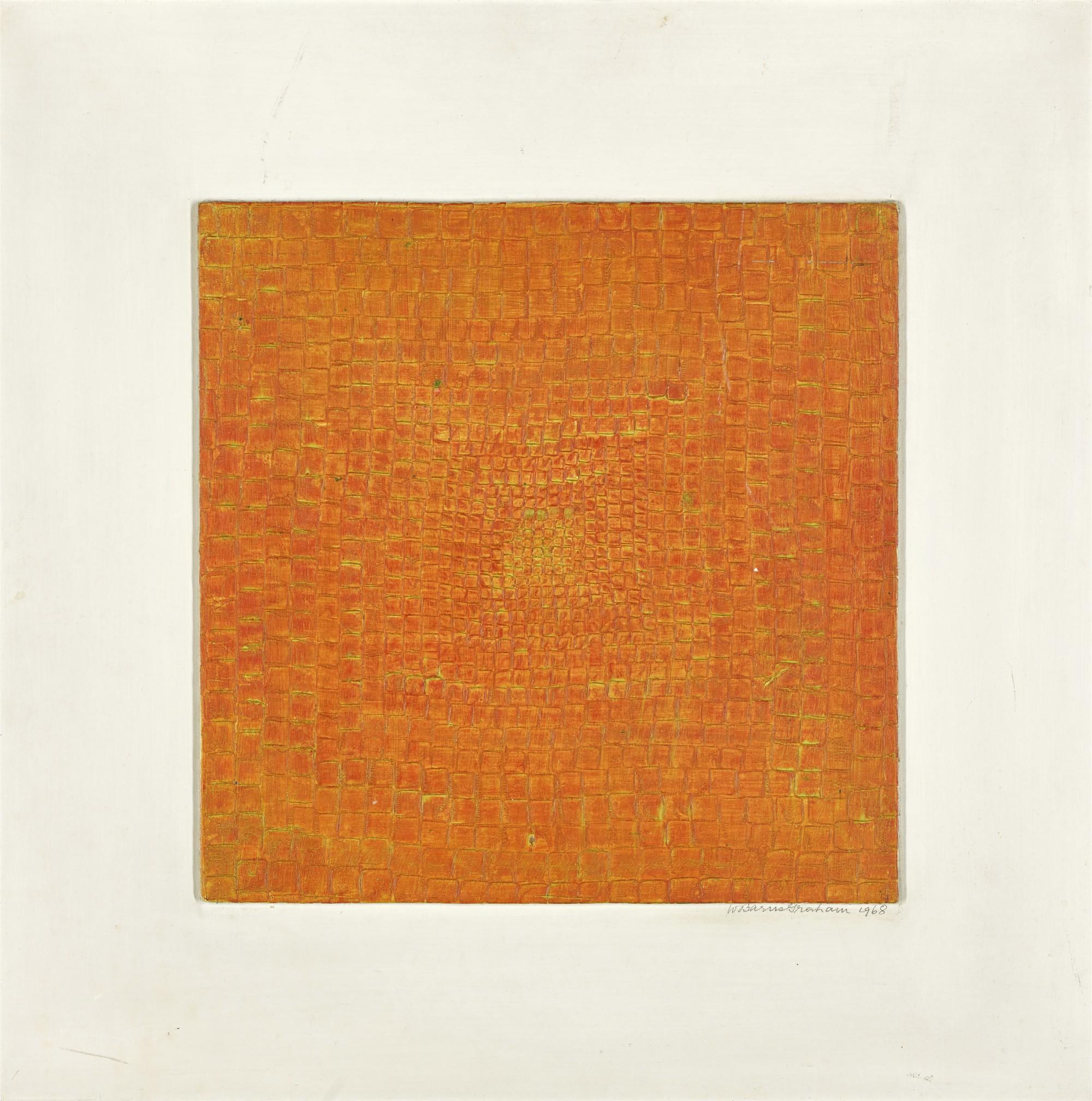 Wilhelmina Barns-Graham - Orange Square, Central Theme