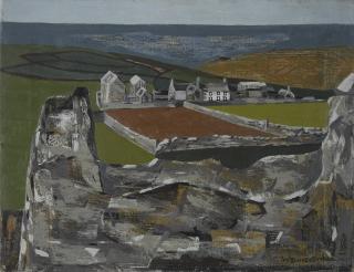 Wilhelmina Barns-Graham - View Of The Coast From Zennor, St Ives