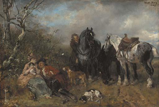Wilhem von Diez - A rest on the journey