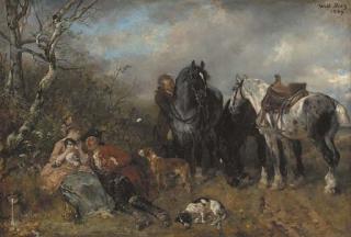 Wilhem von Diez - A rest on the journey