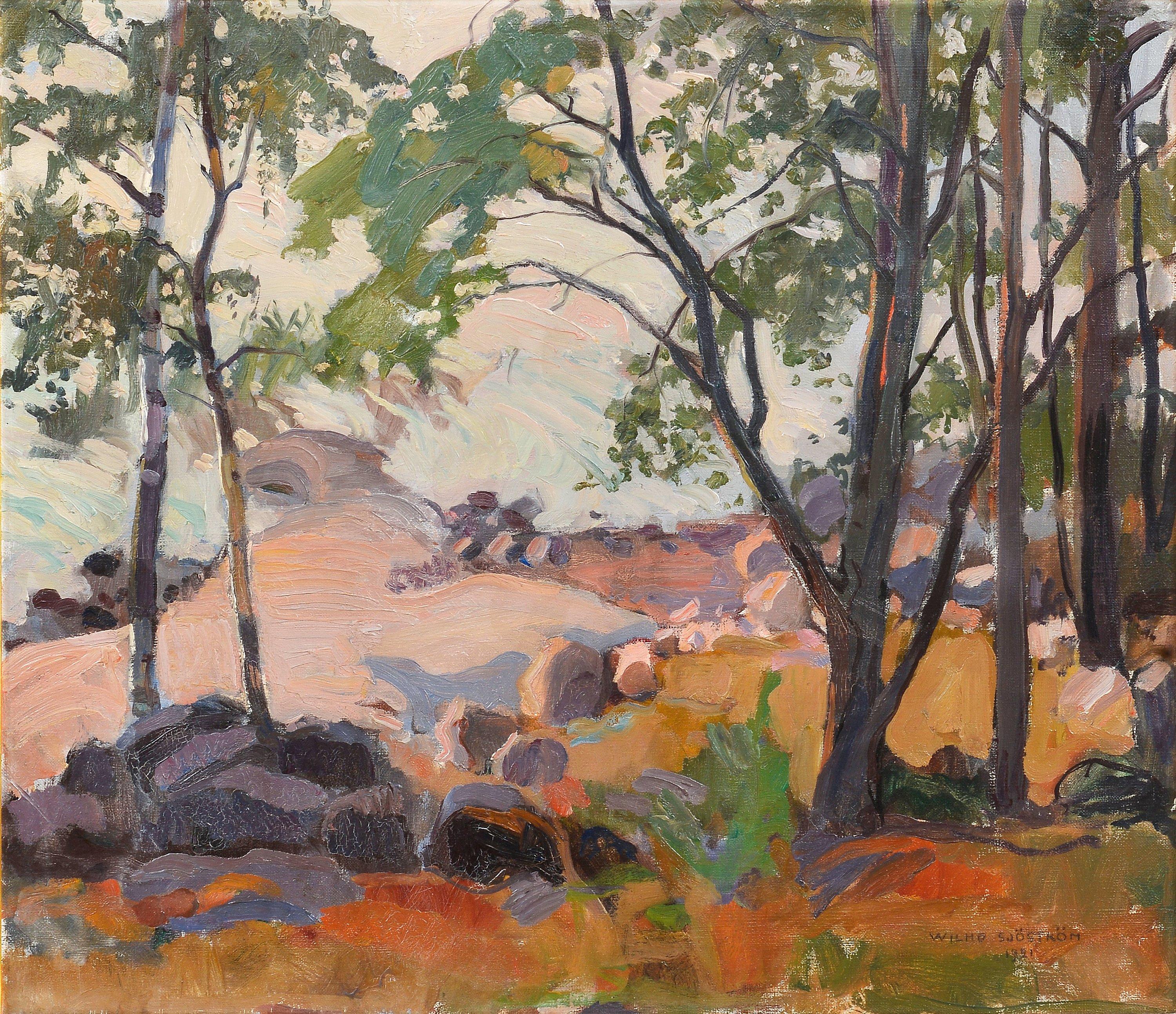 Wilho Sjöström - Landscape.