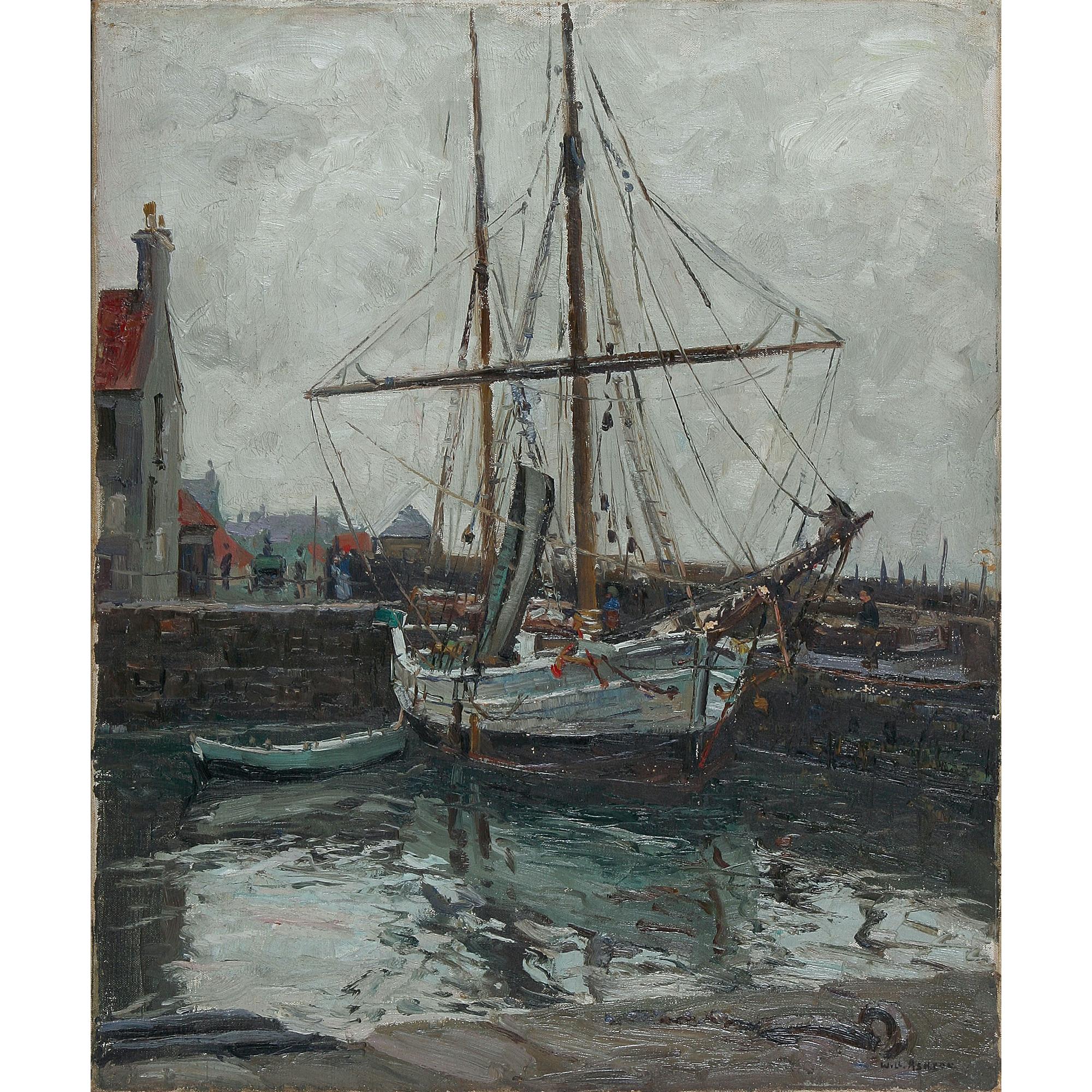 Will Ashton - Australian Harbour Scene, Brittany