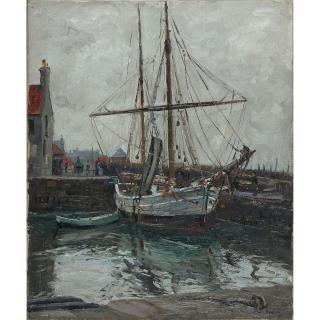 Will Ashton - Australian Harbour Scene, Brittany