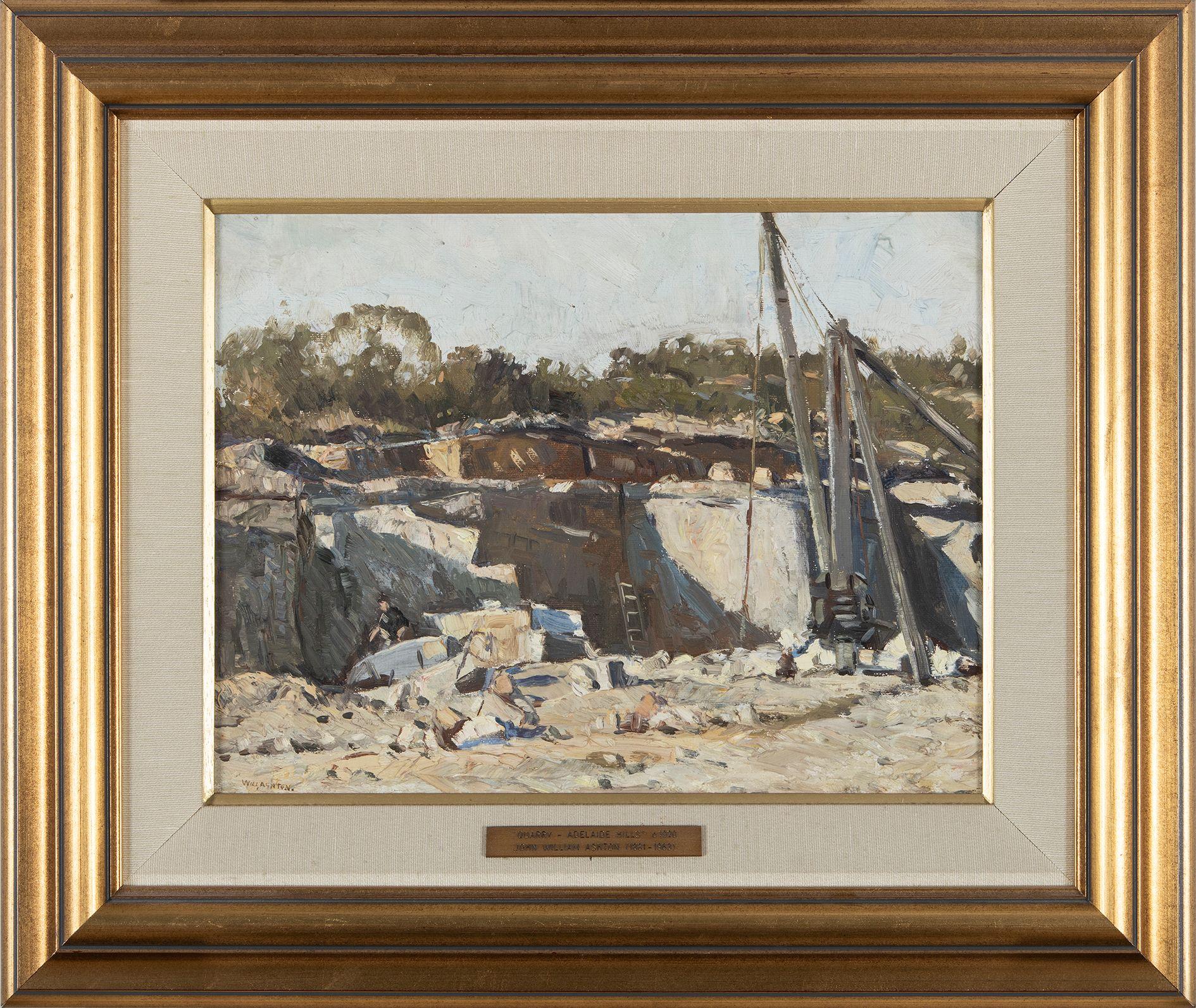 Will Ashton - Quarry, Adelaide Hills, c.1920
