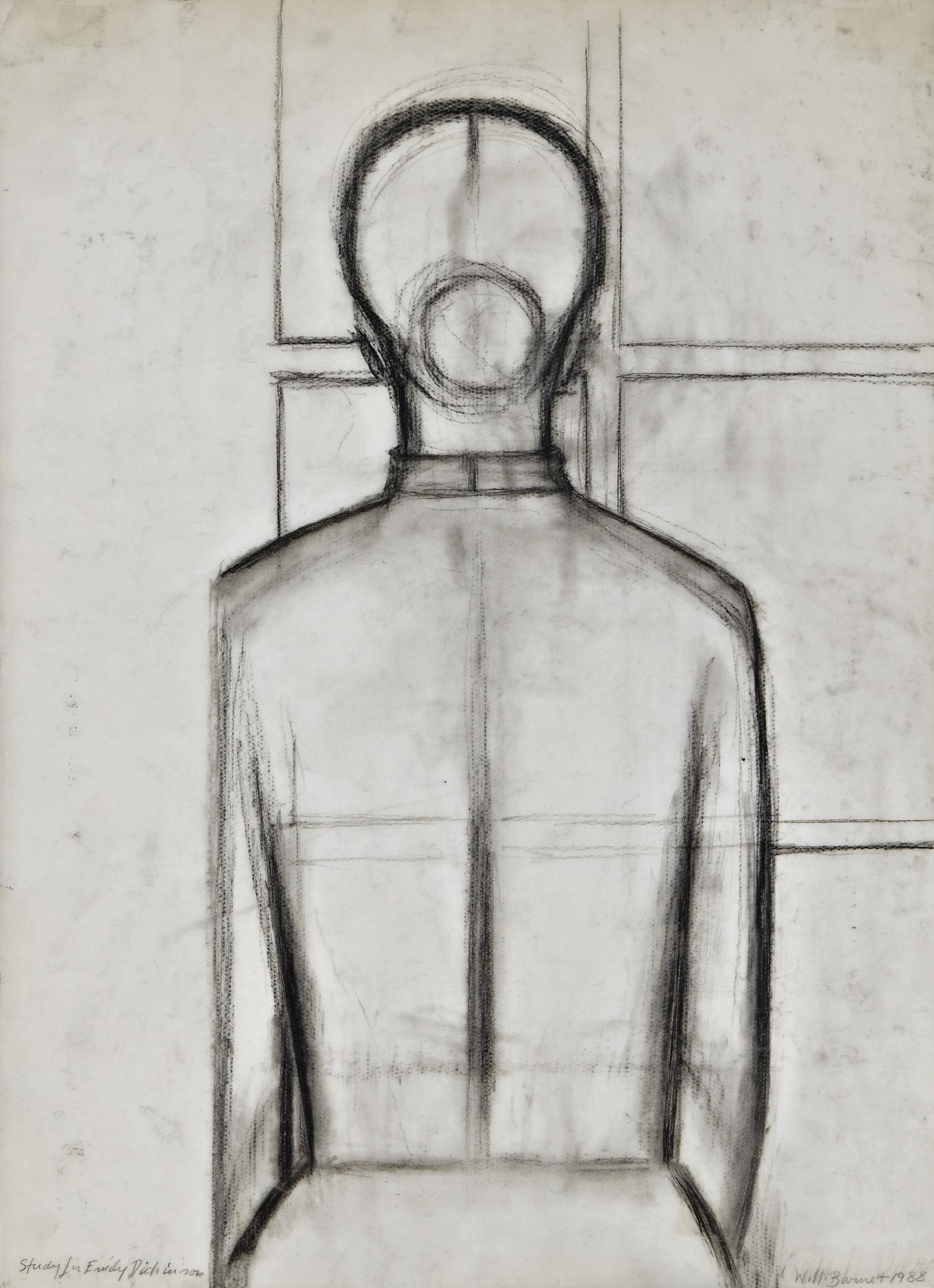 Will Barnet - Study For Emily Dickinson