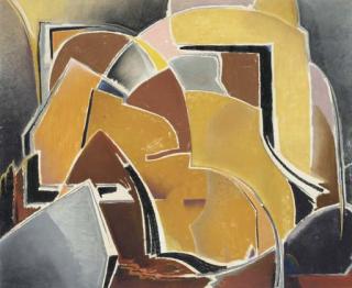 Will Henry Stevens - Forms In Brown And Ochre