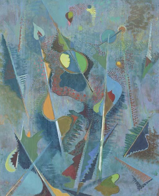 Will Henry Stevens - Non-Objective Composition In Blue