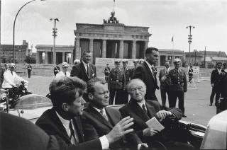Will Mcbride - John F. Kennedy, Willy Brandt, Konrad Adenauer Vom Brandenburg Tor, Berlin, 1963