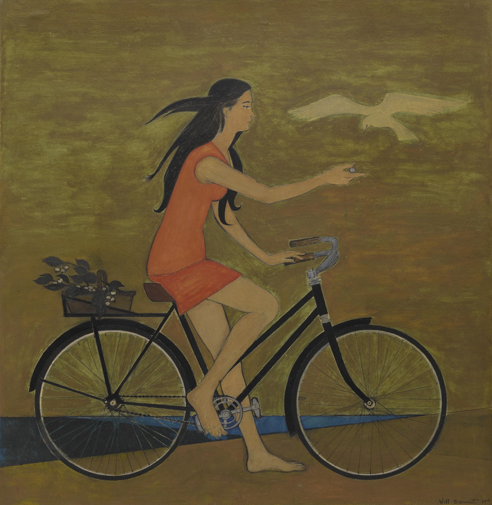 Will R. Barnet - Girl On A Bicycle