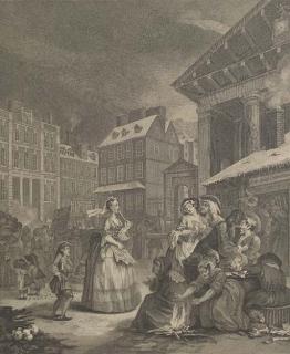 Willaim Hogarth - Four Times of the Day: Morning; Noon; Evening; and Night
