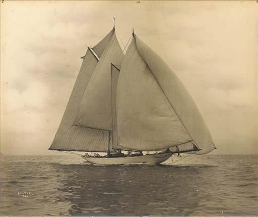 Willard Bramwell Jackson - Agatha sailing downwind