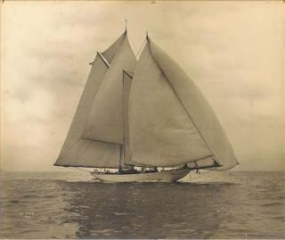 Willard Bramwell Jackson - Agatha sailing downwind