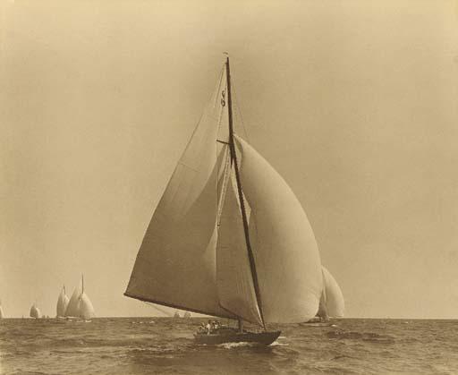 Willard Bramwell Jackson - Yacht race off marblehead