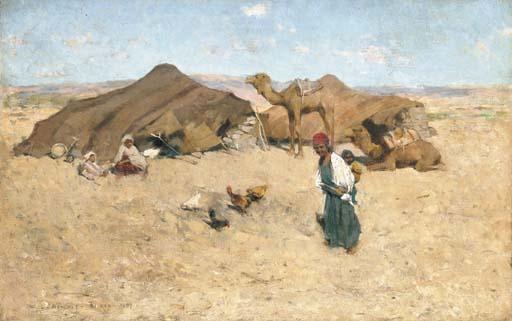 Willard Leroy Metcalf - Arab Encampment, Biskra