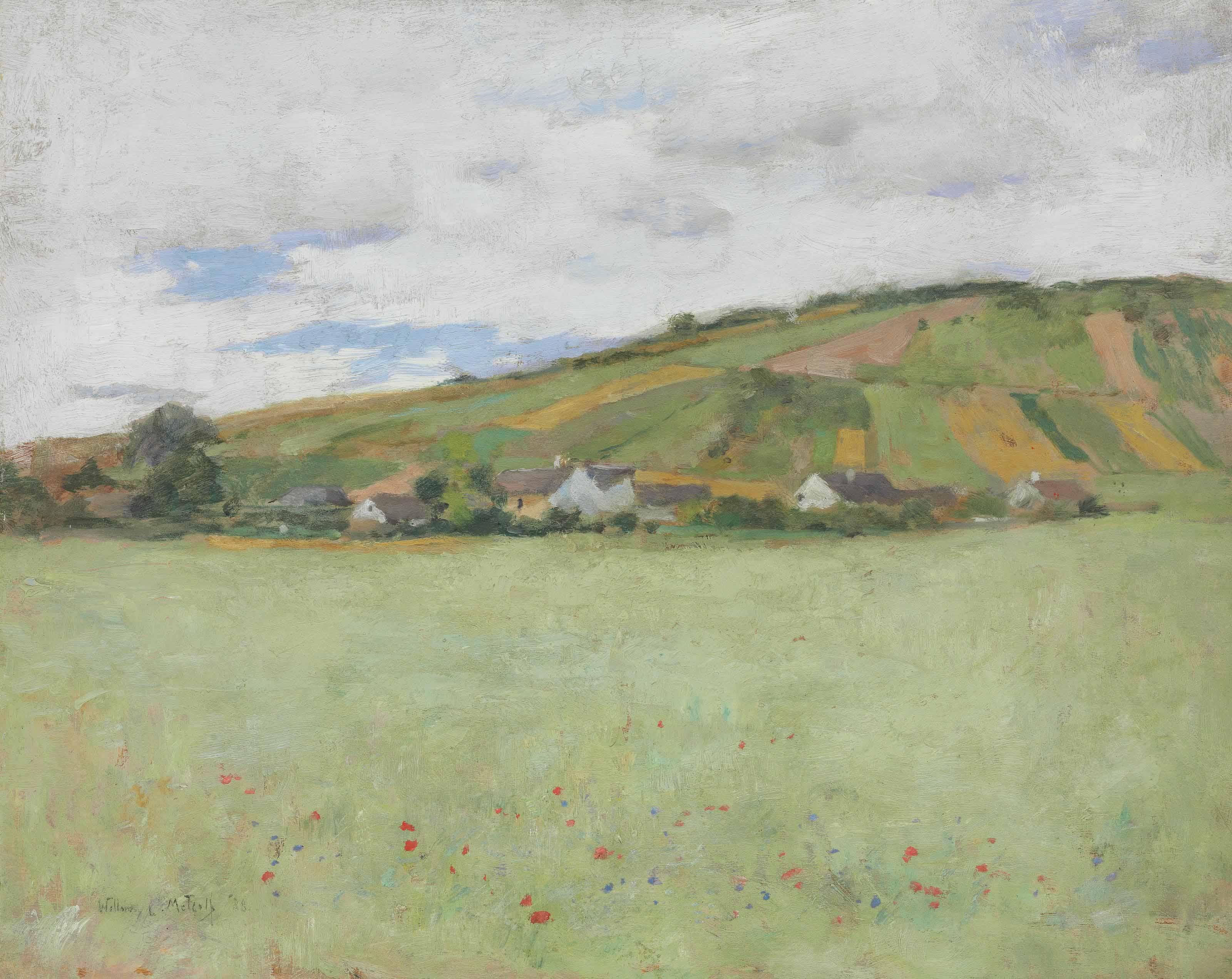 Willard Leroy Metcalf - Oat Field, Giverny