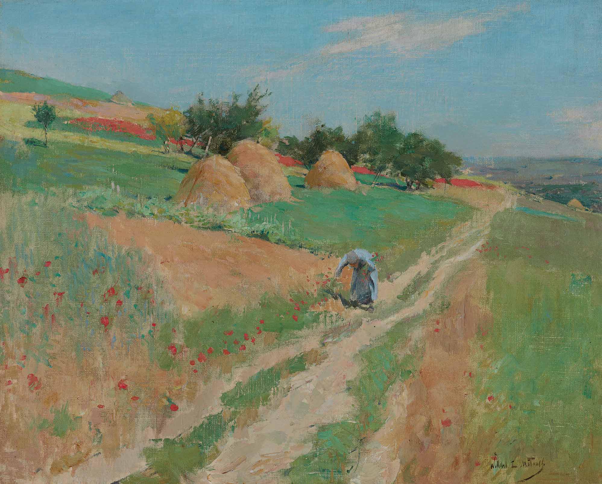 Willard Leroy Metcalf - Summer Morning, Giverny