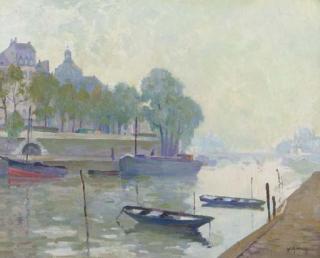 Willem Alexander Knip - A view of Paris