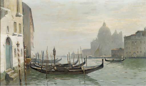 Willem Alexander Knip - The Gran Canal in Venice