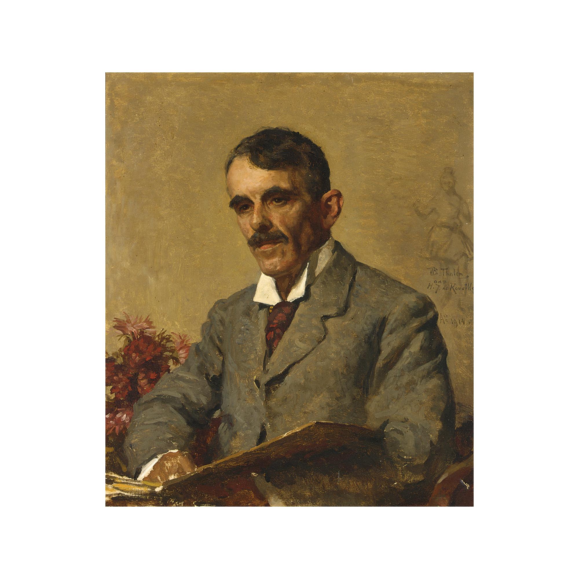 Willem Bastiaan Tholen - A Portrait Herman Jan De Rouville De Meux