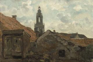 Willem Bastiaan Tholen - A view of the Cuneratoren, Rhenen
